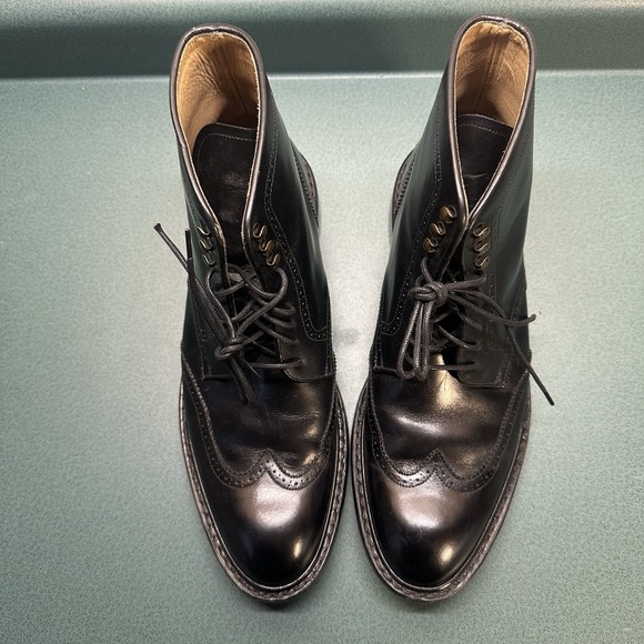 JACK ERWIN Original Goodyear Welted Boots Black Handmade In Spain Men's 10.5 - Picture 3 of 16